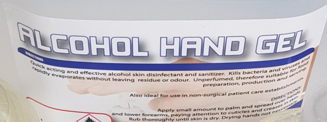Alcohol hand gel