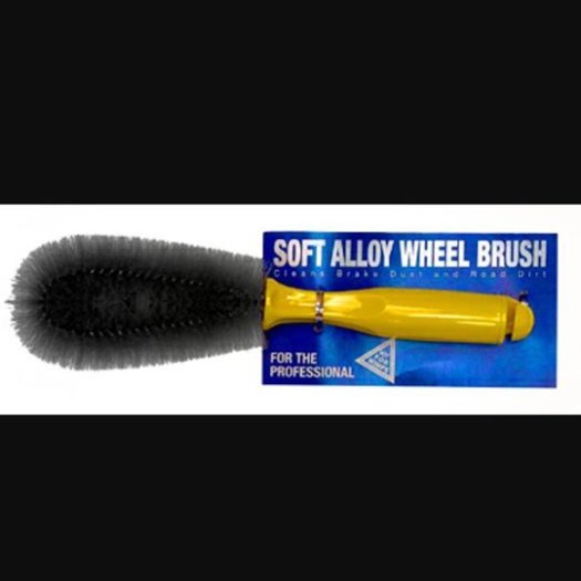 Soft alloy wheel brush