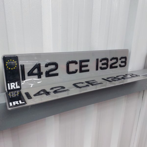 3D Gel Number plates Tinted - Image 6