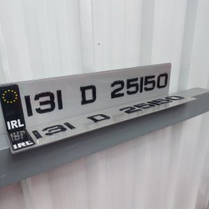 3D Gel Number plates Tinted